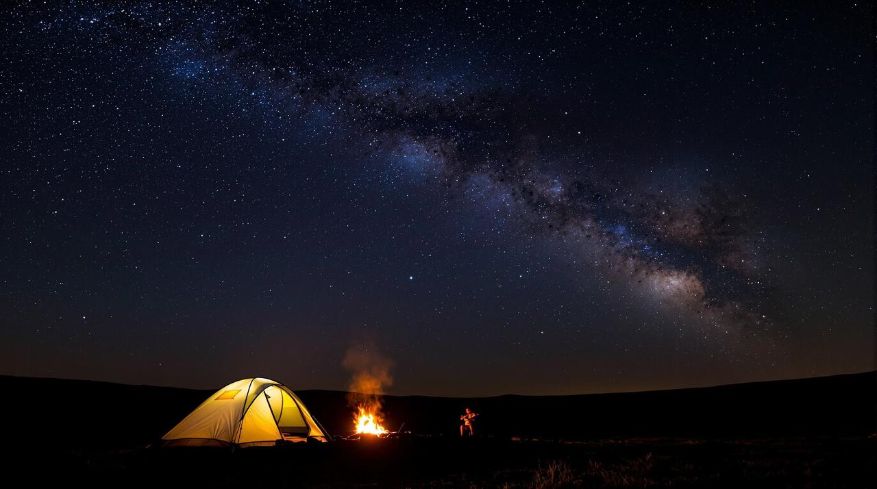 午夜影院视频-用户投稿：户外露营星空延时摄影